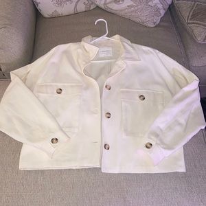 ❗️SOLD❗️White Denim Jacket - Elodie